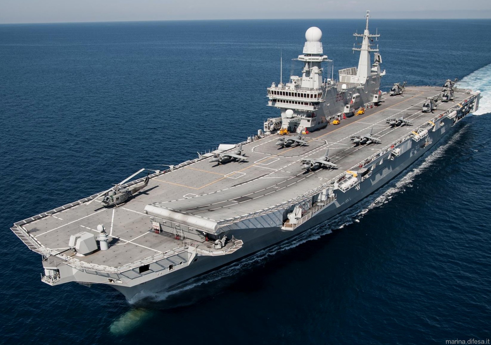 Italian Navy's aircraft carrier “Cavour” begins qualification trials for  F-35B – ItaMilRadar